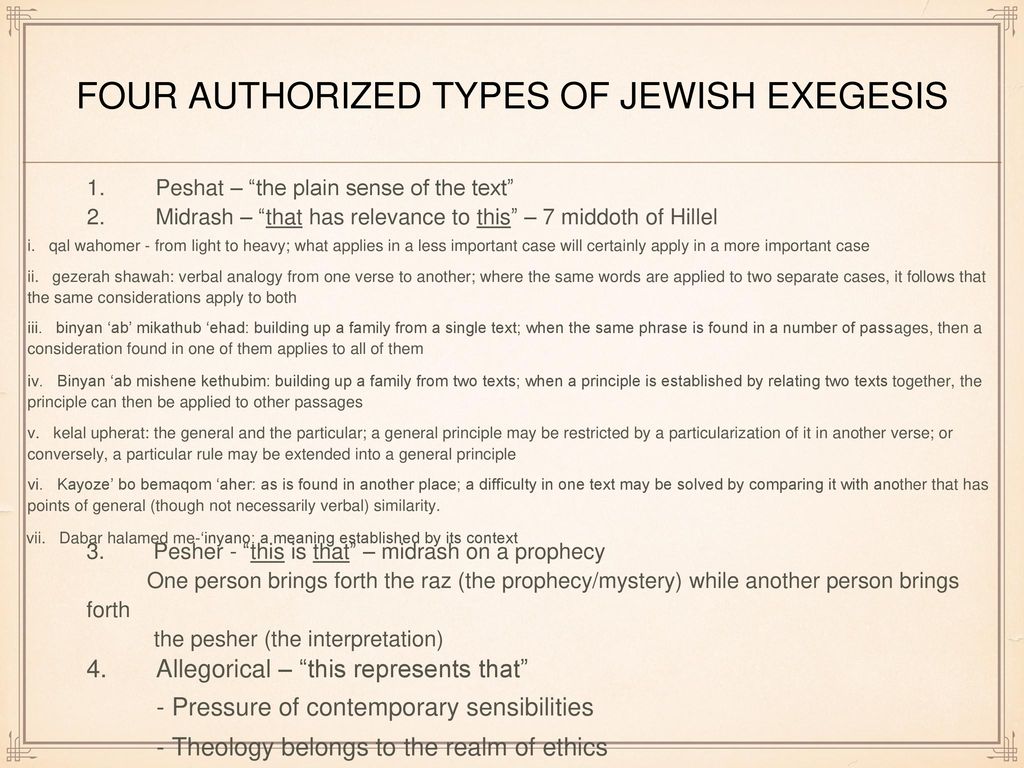 four+authorized+types+of+jewish+exegesis